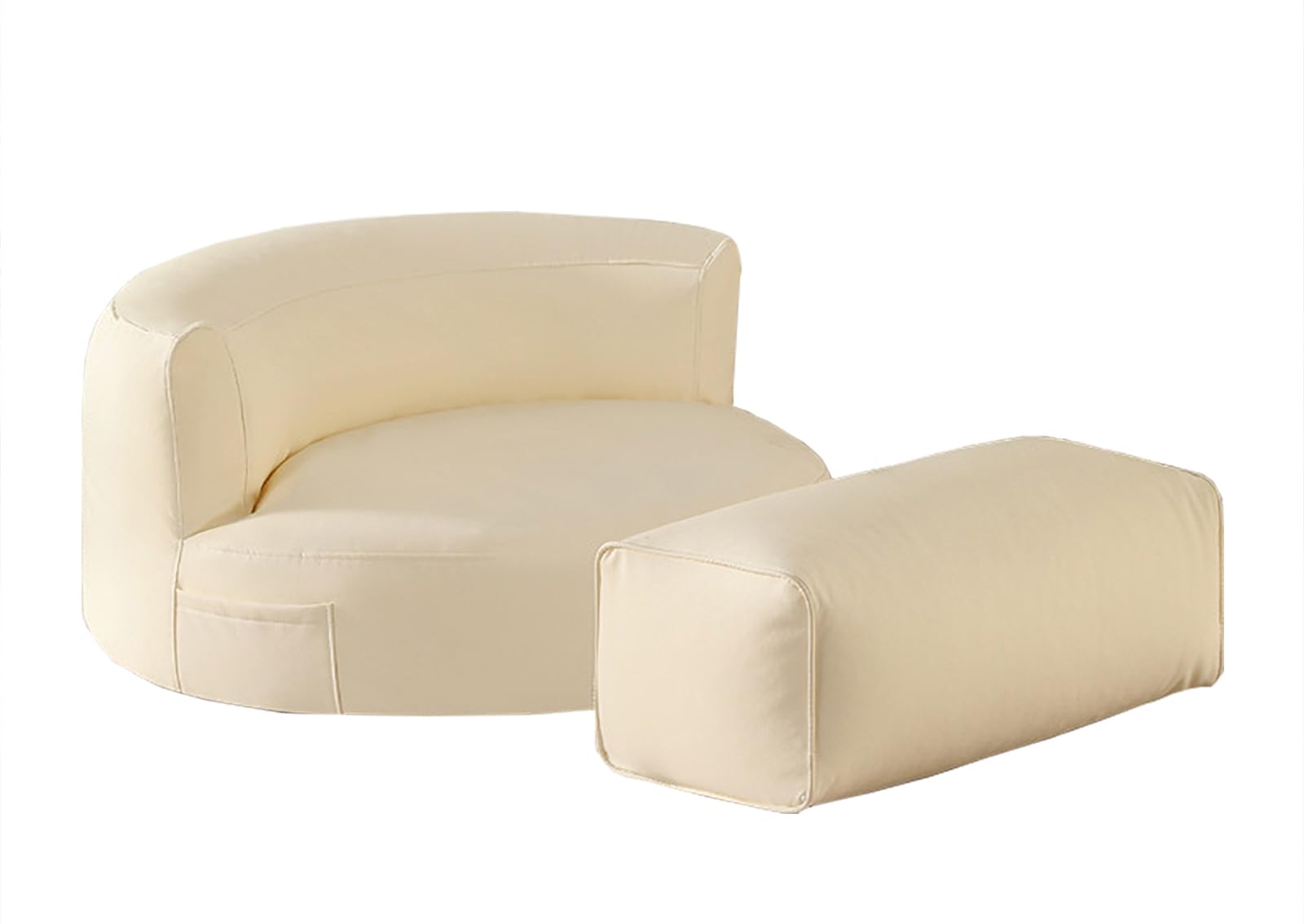 Beige White